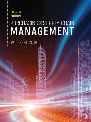 cover image of Purchasing and Supply Chain Management